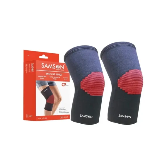 Samson Knee Cap (Furo) Black Large 3